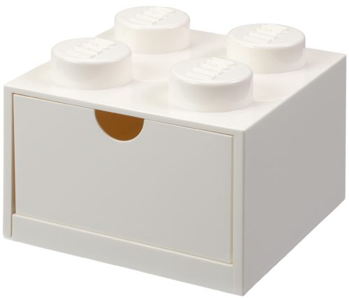 LEGO Brique tiroir DESK DRAWER 4, 1 tiroir, blanc