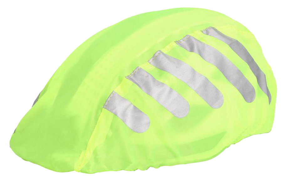 FISCHER Housse imperméable pour casque de vélo, jaune fluo