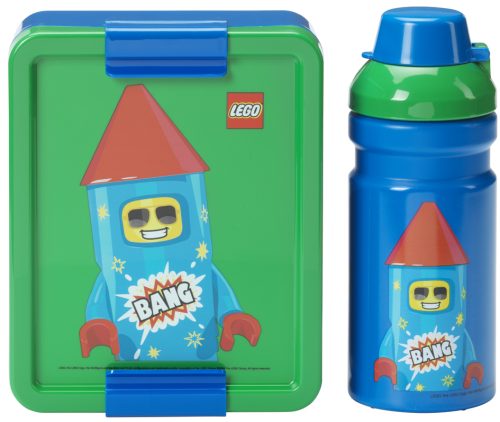 LEGO Gourde + Boîte à goûter LUNCH SET FIREWORK GUY