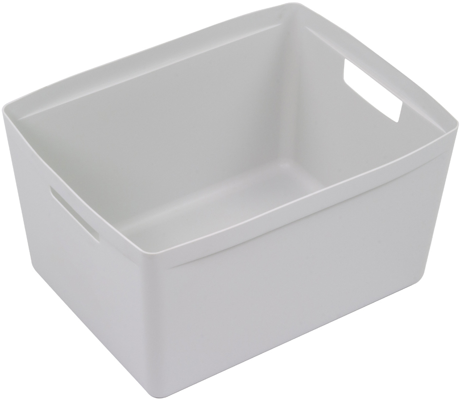 kangaro Boîte de rangement, PP, 20 litres, gris