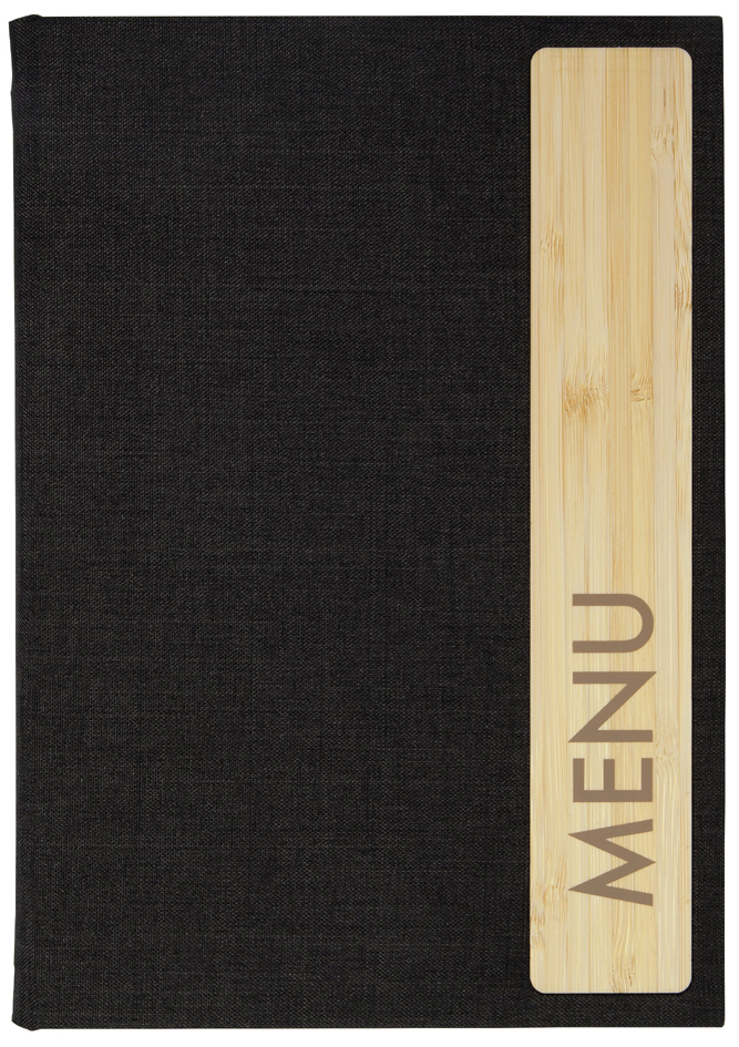 sigel Chemise pour menu avec sérigraphie, A4, gris foncé