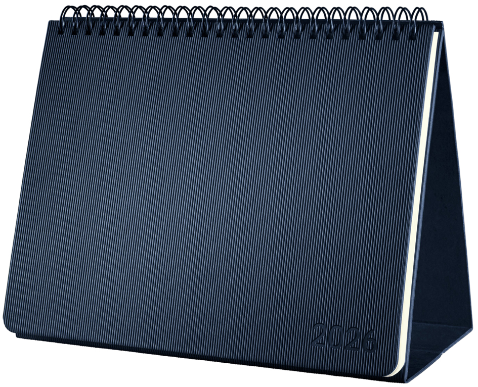 sigel Calendrier de table Conceptum 2026, env. A5, bleu