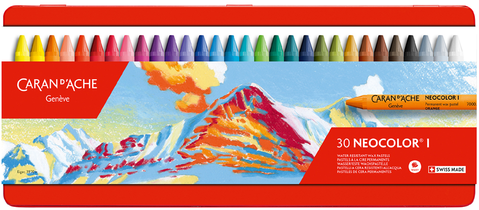 CARAN D'ACHE Pastel à la cire NEOCOLOR I, étui métal de 30