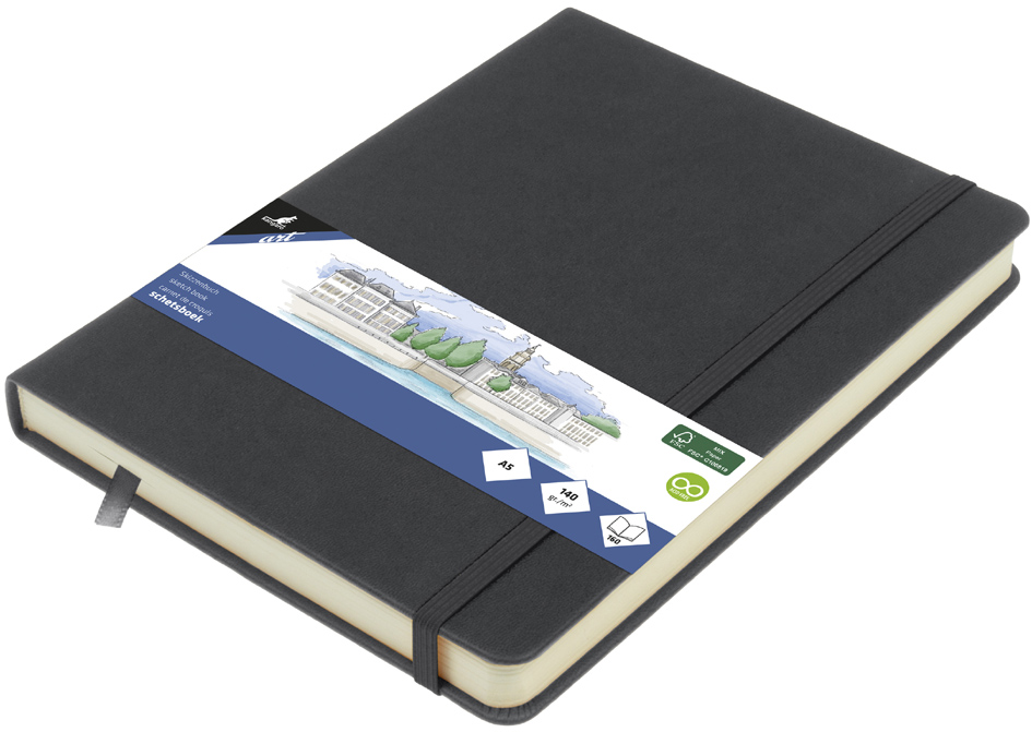 kangaro Cahier de croquis, 160 pages, A5, cold grey