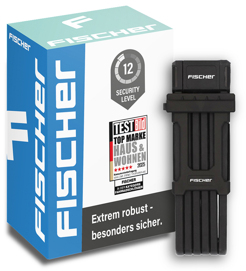 FISCHER Antivol pliable pour vélo PROTEC PLUS+ FK110