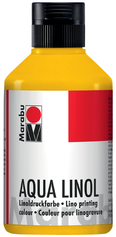 Marabu Couleur pour linogravure Aqua, 250 ml, bleu moyen