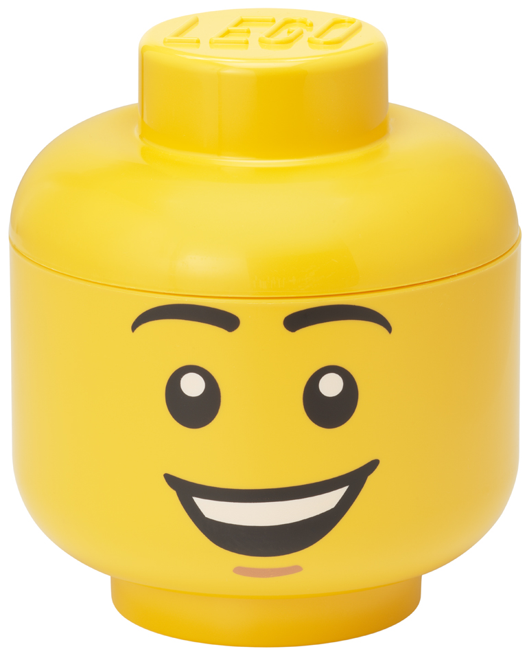 LEGO Mini-boîte en forme de tête STORAGE HEAD HAPPY BOY