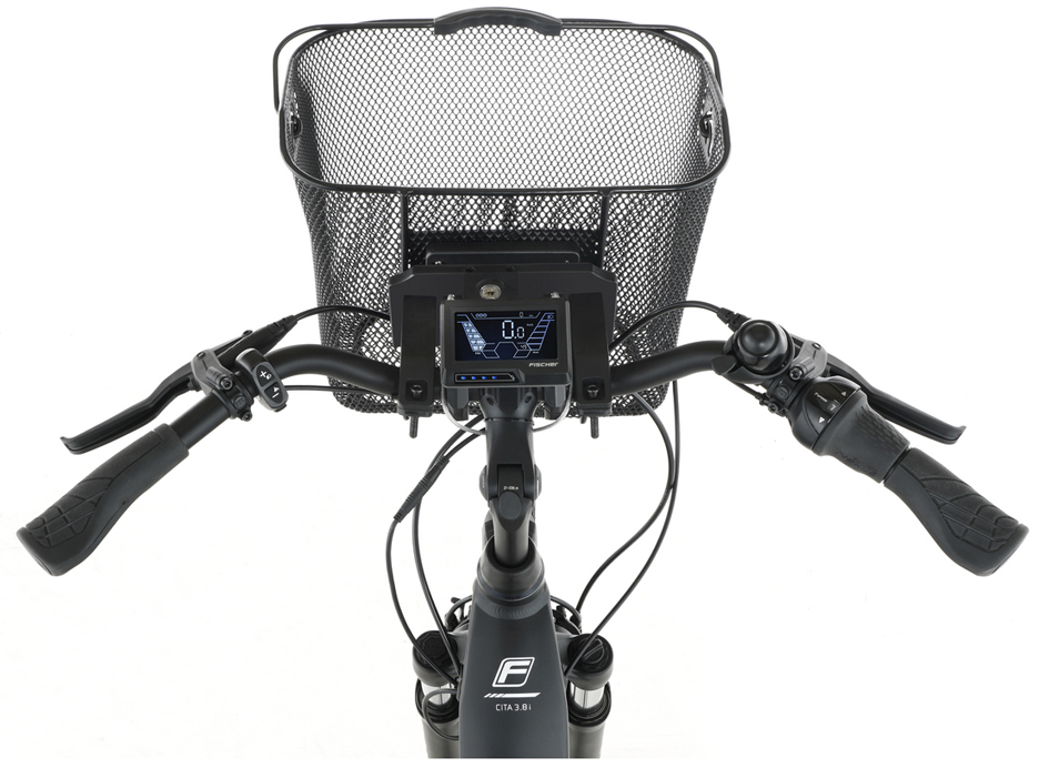 FISCHER Panier pour guidon de vélo E-Bike PLUS, noir