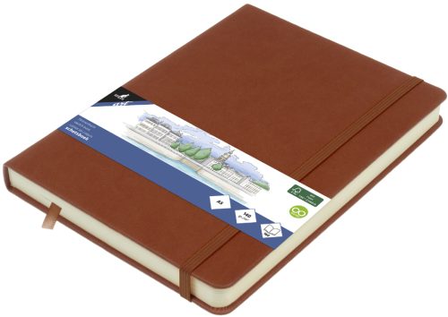 kangaro Cahier de croquis, 160 pages, A5, cognac