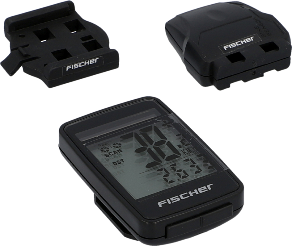 FISCHER Compteur de vélo Radio Solar FitPlus, 27 fonctions