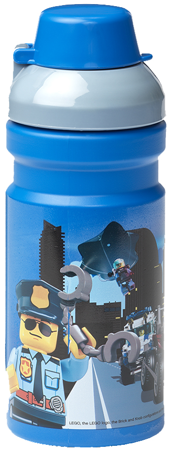 LEGO Gourde CITY, 390 ml, bleu