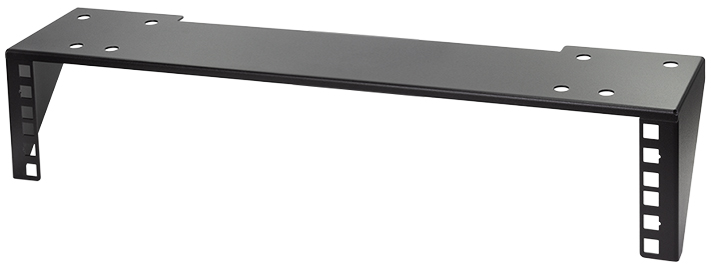 LogiLink Rack 19' pour montage sous table/mural, 2 U, noir