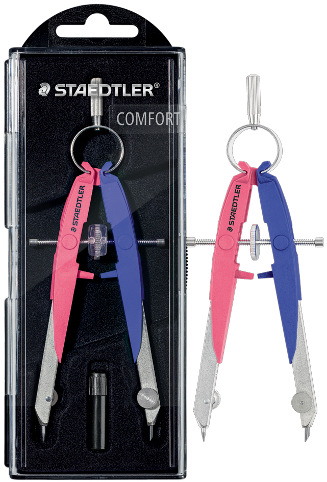 STAEDTLER Compas de précision Mars Comfort Neon, rose/violet