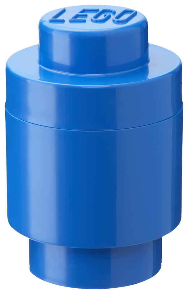 LEGO Brique de rangement STORAGE BRICK 1 ROUND, 950ml, bleu