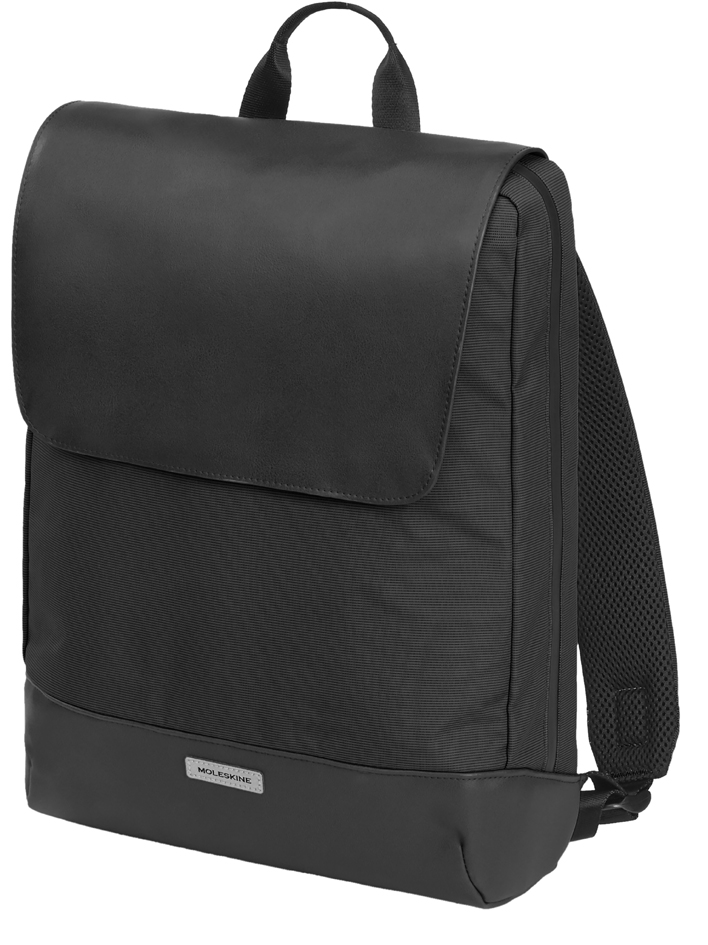 MOLESKINE Sac à dos pour laptop 'Metro Slim', noir