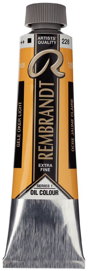 ROYAL TALENS Peinture à l'huile Rembrandt, ocre jaune clair