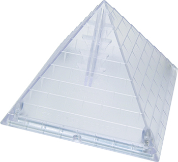 NT Cutter Conteneur à lames Pyramide iCD-400P, transparent