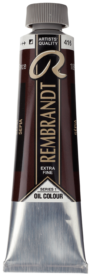 ROYAL TALENS Peinture à l'huile Rembrandt, 40 ml, sépia