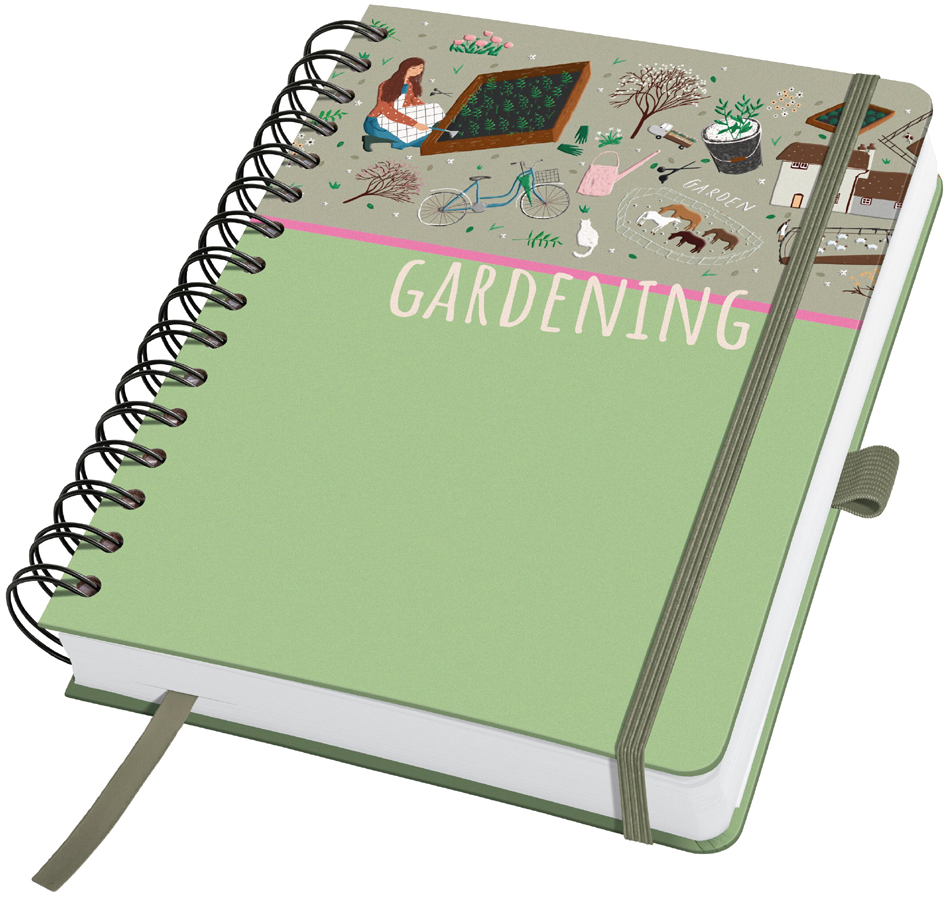 sigel Carnet à spirale Jolie Inspire 'Garden Love', A5