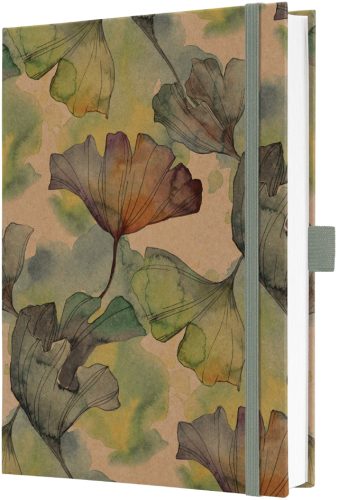 sigel Carnet de notes Jolie Pure 'Ginkgo', A5, ligné