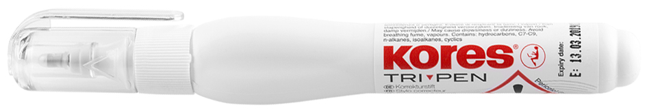 Kores Stylo correcteur 'Tri Pen', contenu: 10 g, blanc