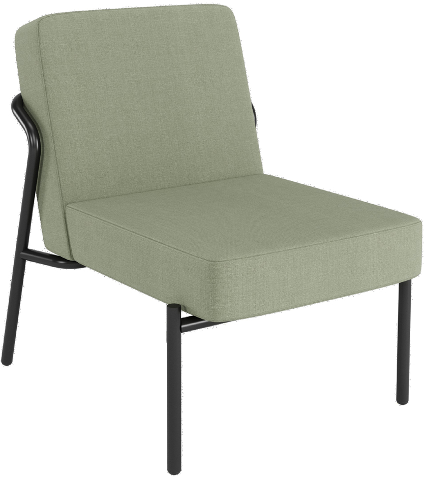 PAPERFLOW Fauteuil visiteur MEDSO KLASSIK S, tissu, vert
