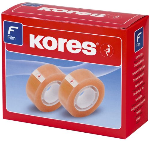 Kores ruban adhésif standard, 12 mm x 10 m, transparent