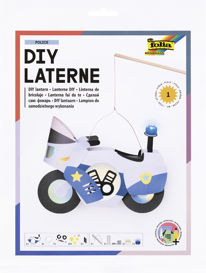 folia Kit de lanterne POLICE
