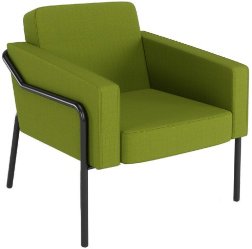 PAPERFLOW Fauteuil visiteur d'extérieur MEDSO KLASSIK L vert