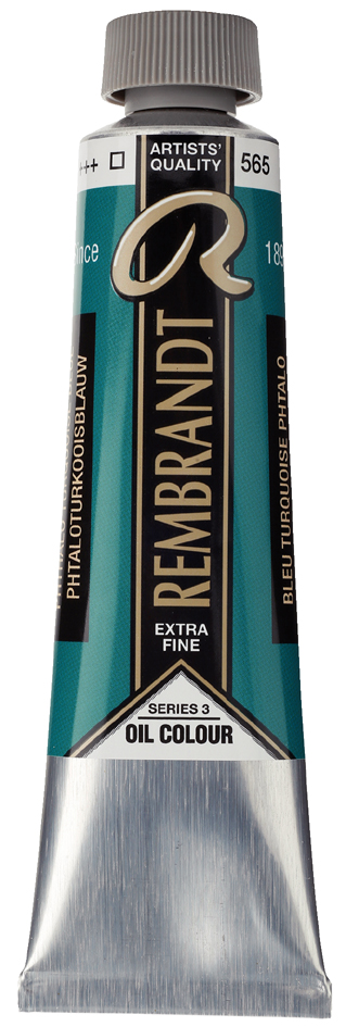 ROYAL TALENS Peinture à l'huile Rembrandt, turquoise phthalo