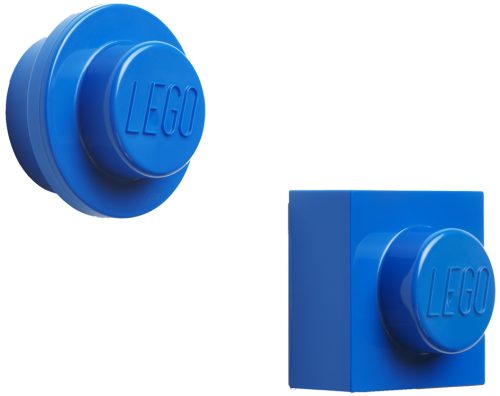 LEGO Set d'aimants, 2 pièces, bleu