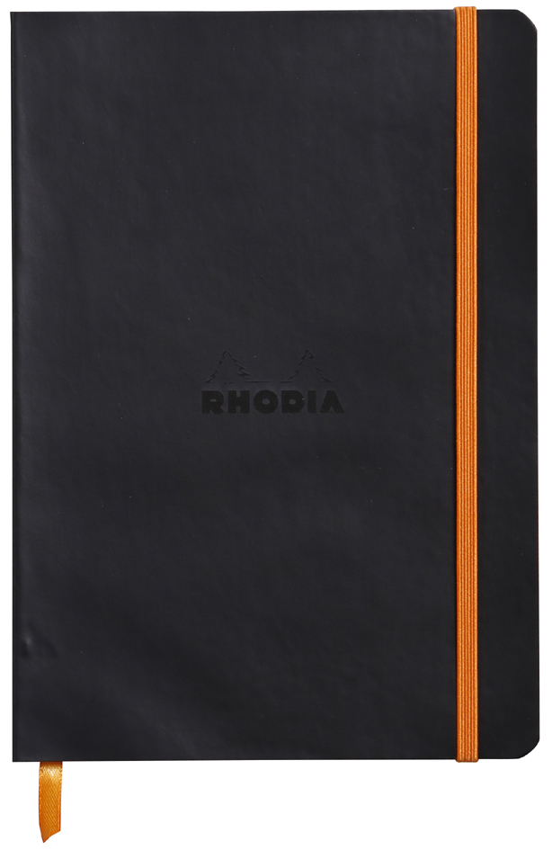 RHODIA Carnet souple RHODIARAMA, A5, quadrillé, noir