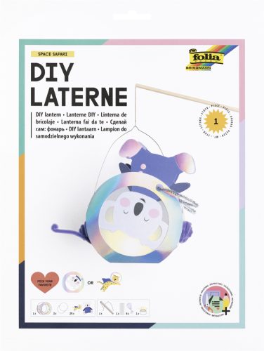 folia Kit de lanterne SPACE SAFARI, irisé métallisé