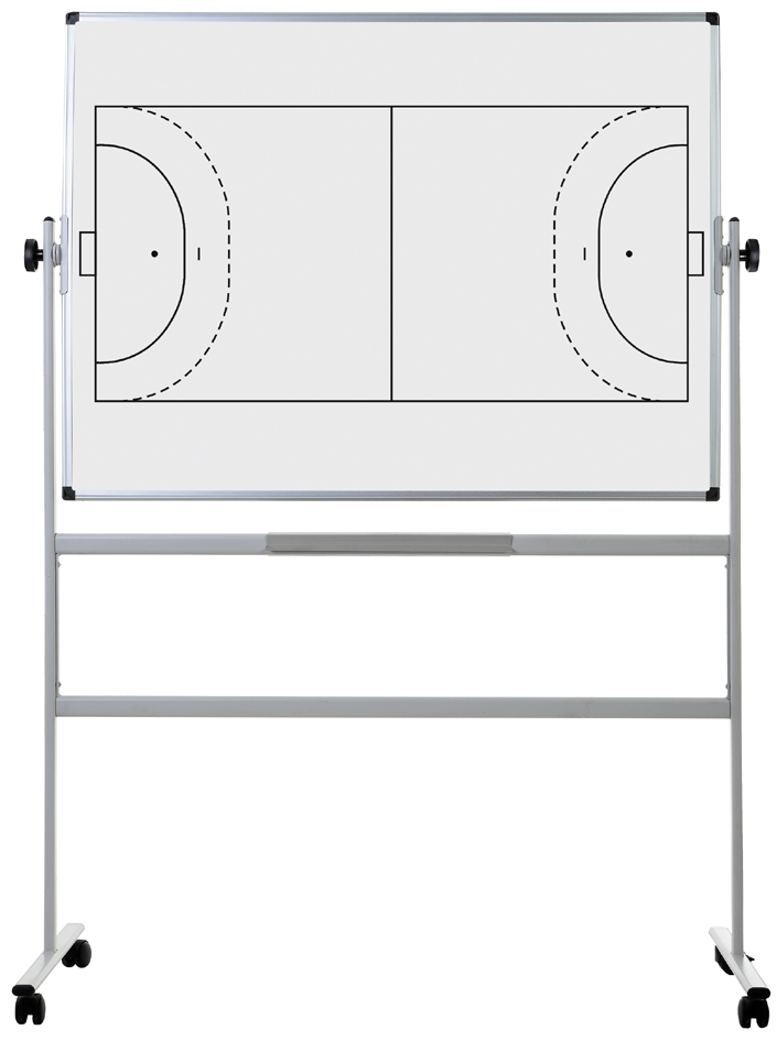 Bi-Office Tableau blanc mobile, handball, 1.200 x 900 mm