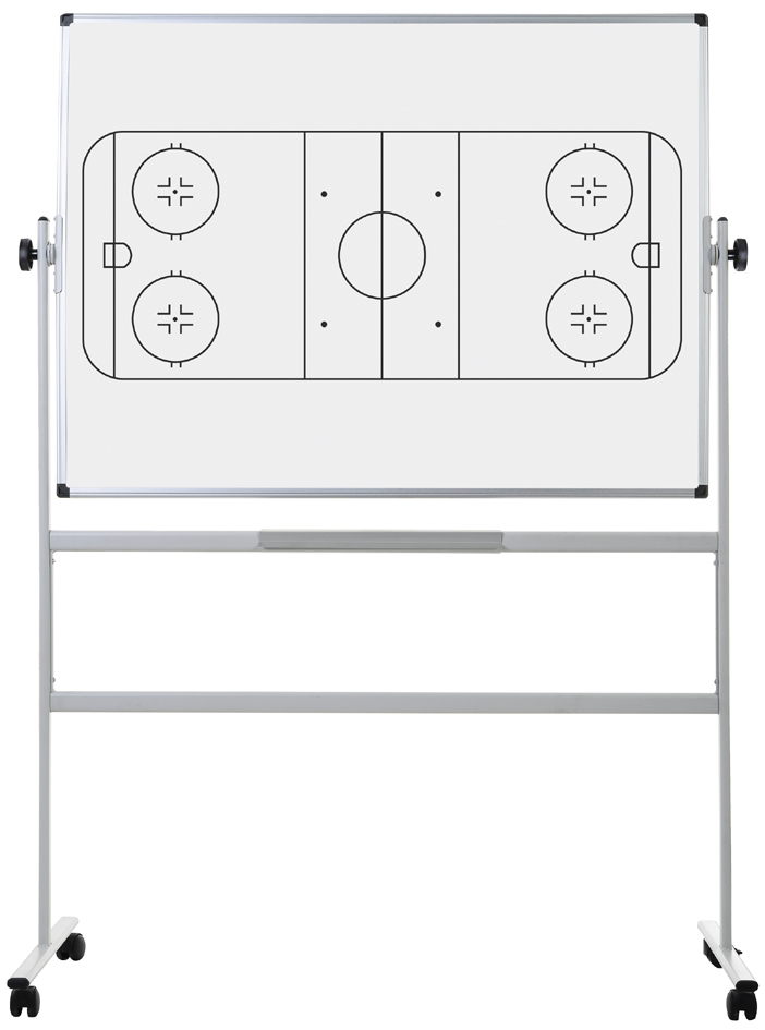 Bi-Office Tableau blanc mobile, hockey, 1.200 x 900 mm
