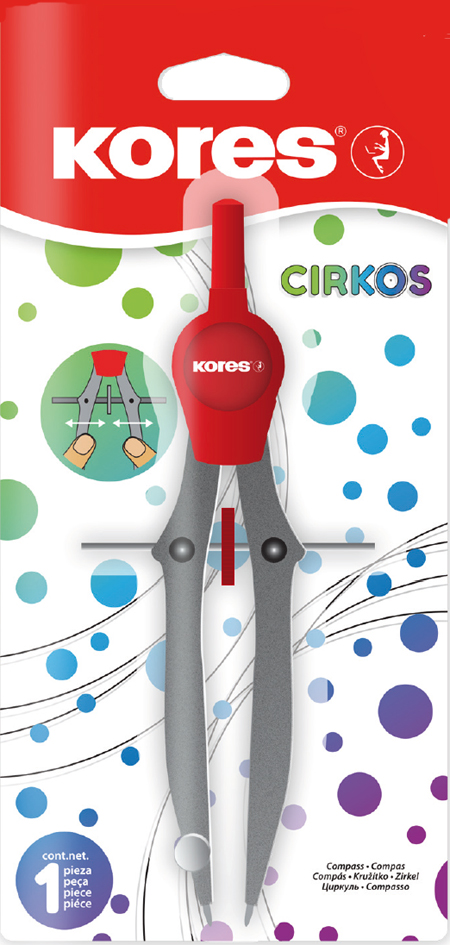 Kores Compas à réglage rapide 'Cirkos'