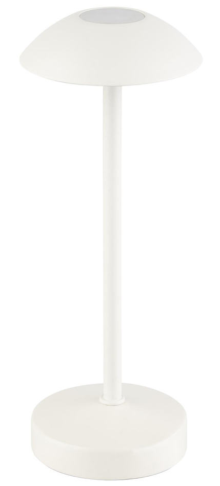 APS Lampe de bureau rechargeable à LED ALVA, blanc