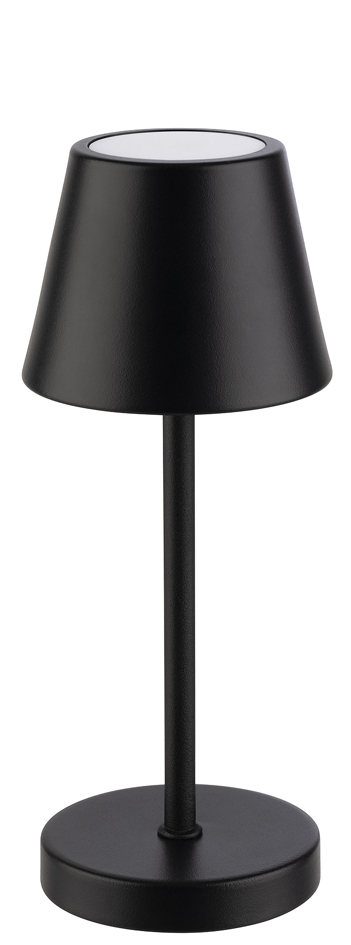APS Lampe de bureau rechargeable à LED MERLE MICRO, noir