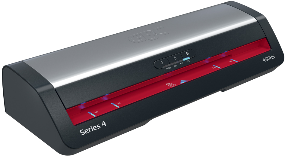 GBC Plastifieuse 280HS, jusqu'au format A3,noir/argent/rouge