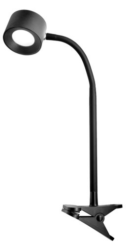 APS Pince de table avec bras flexible VALUMO, noir