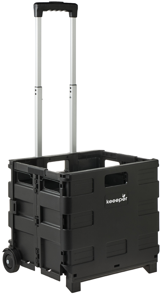 keeeper Chariot de transport 'olli' avec boîte pliante, 45 L