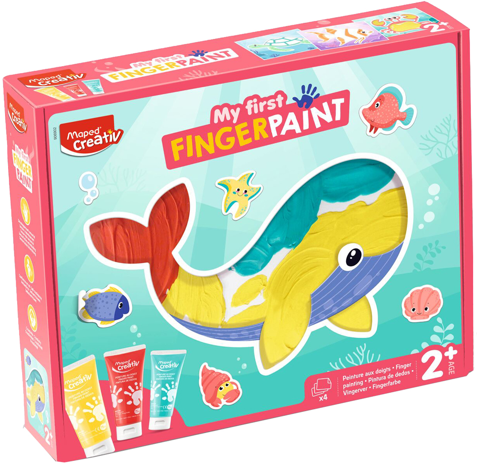Maped Creativ my first Kit de peinture aux doigts, 9 pièces