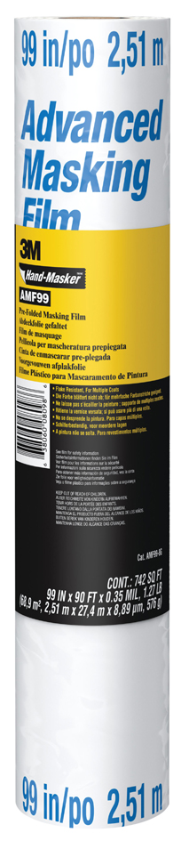 3M Film de protection Hand-Masker, 1,21 x 54,8 m,transparent
