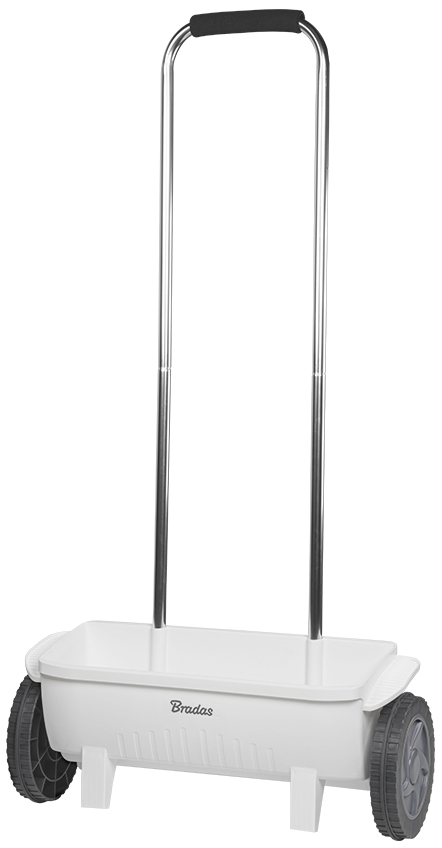 Bradas Semoir de jardin, 12 litres, blanc/anthracite