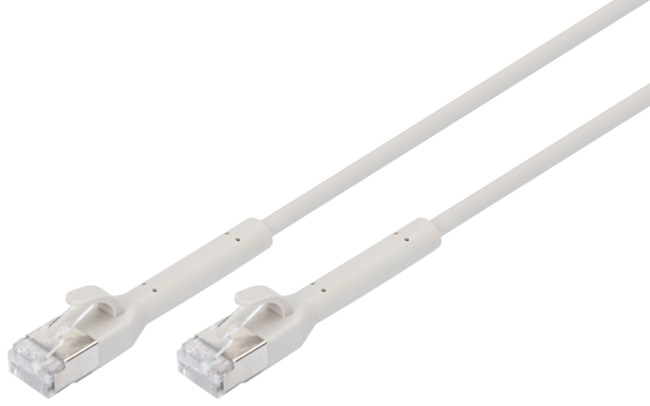 DIGITUS Câble patch Slim coudable, cat. 6A, F/FTP, 5,0 m