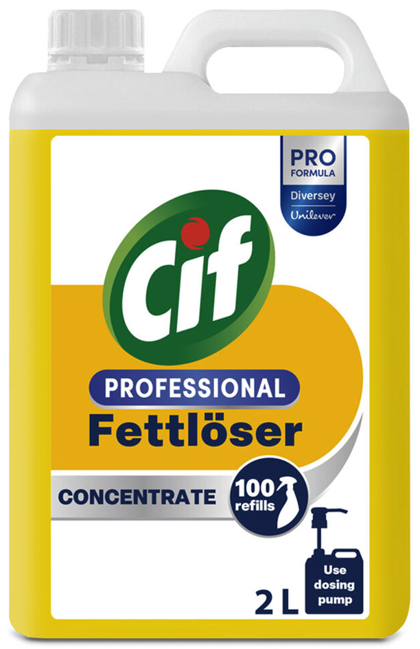 Cif Professional Dégraissant concentré, 2 litres
