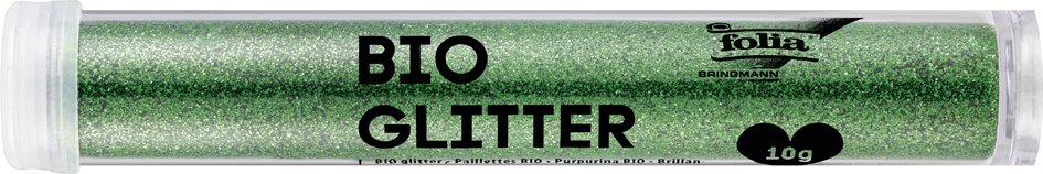 folia Paillettes Bio Glitter, tube, 10 g, vert