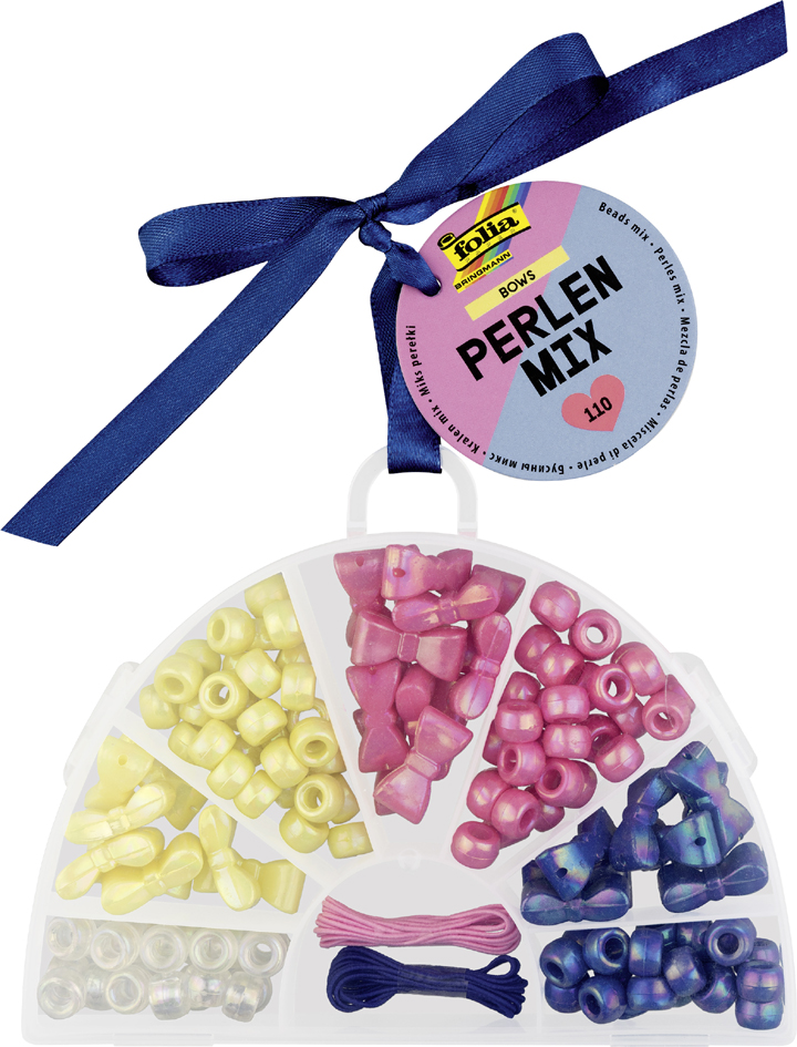 folia Mélange de perles BOWS, 110 pièces