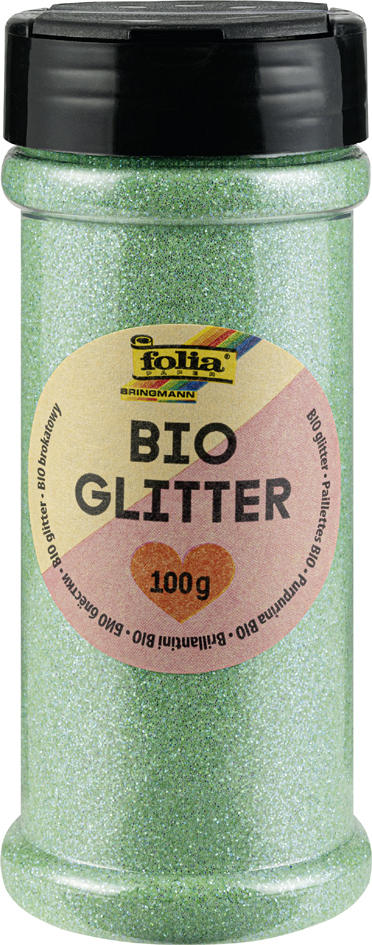 folia Paillettes Bio Glitter, 100 g, menthe irisé