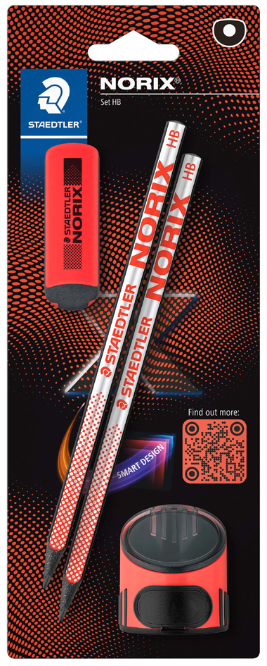 STAEDTLER Kit d'écriture NORIX, 4 pièces, corail